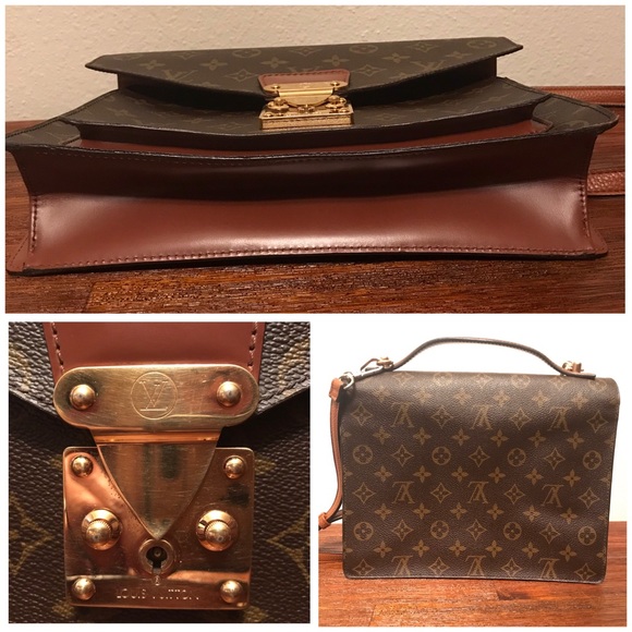Authentic Louis Vuitton Monceau crossbody handbag - Picture 2 of 8